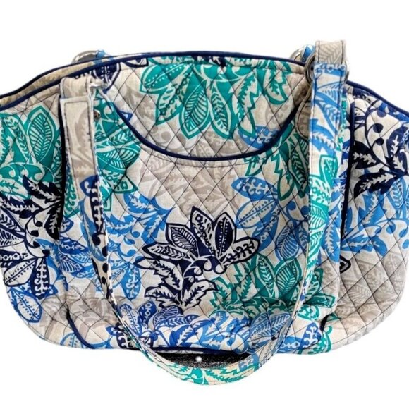 Vintage Vera Bradley Women's Shoulder Tote Floral Graphics - Picture 3 of 10